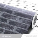 Tijolo Mescla Cinza Adesivo Decorativo (Largura 122cm) – venda por metro - Leed Adesivos