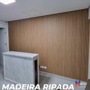 Madeira Ripada Lugo Adesivo Decorativo (Largura 122cm) - venda por metro - Leed Adesivos