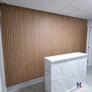 Madeira Ripada Lugo Adesivo Decorativo (Largura 122cm) - venda por metro - Leed Adesivos