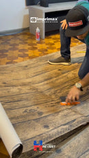 Pisomax Madeira Tábua Adesivo Decorativo (Largura 122cm) – venda por metro - Leed Adesivos