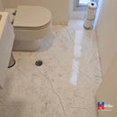 Pisomax Mármore Branco Marquina Gloss Adesivo decorativo - (Largura 122cm) – venda por metro - Leed Adesivos