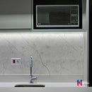 Mármore Branco Marquina Gloss Adesivo decorativo - (Largura 122cm) – venda por metro - Leed Adesivos