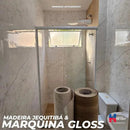 Mármore Branco Marquina Gloss Adesivo decorativo - (Largura 122cm) – venda por metro - Leed Adesivos