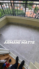 Pisomax Mármore Cinza Armani Matte Adesivo decorativo (Largura 122cm) – venda por metro - Leed Adesivos