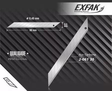 LAMINA 30 GRAU 9MM SEMI PROFISSIONAL EXFAK - Leed Adesivos