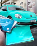 Adesivo Automotivo Ultra Turquesa Green – Vinil Brilho (138cm de Largura | Venda por Metro)