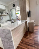 Mármore Carrara Adesivo Decorativo (Largura 1,22cm) venda por metro - Leed Adesivos