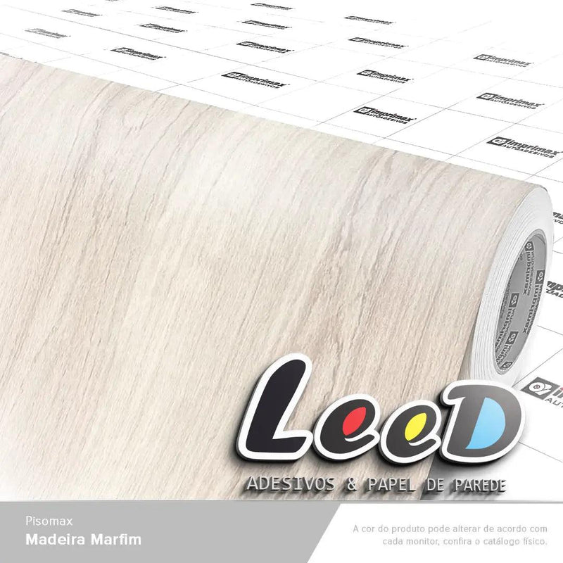 Pisomax Madeira Marfim Adesivo decorativo (Largura 122cm) venda por metro