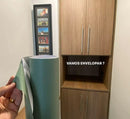 Papel de Parede Adesivo Fórmica Satin Verde Frosty – Vinílico Lavável (122cm de Largura | Venda por Metro)