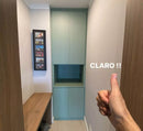 Papel de Parede Adesivo Fórmica Satin Verde Frosty – Vinílico Lavável (122cm de Largura | Venda por Metro)