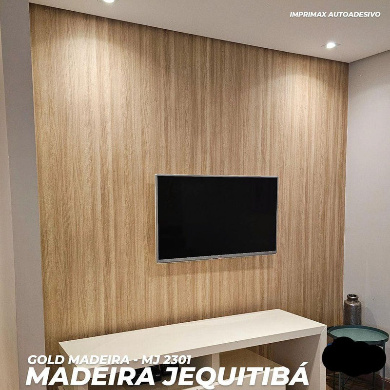 Madeira Jequitiba MJ-2303 Adesivo Decorativo (Largura 122cm) - venda por metro - Leed Adesivos