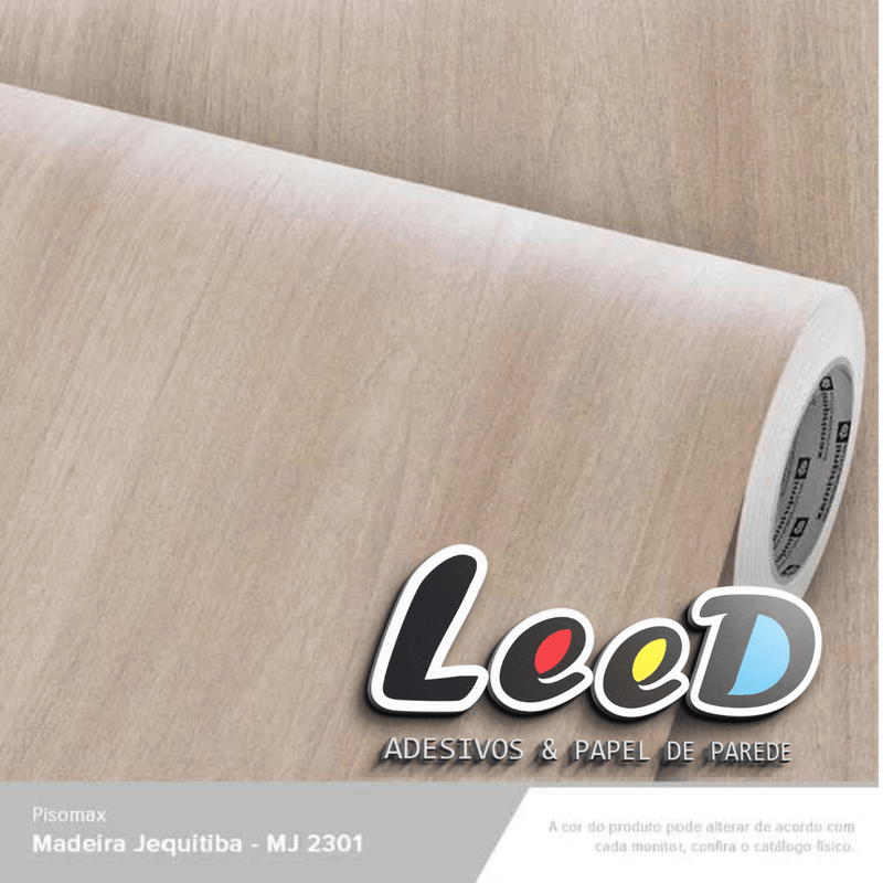 Pisomax Madeira Jequitiba MJ 2301 Adesivo decorativo - (Largura 122cm) – venda por metro - Leed Adesivos