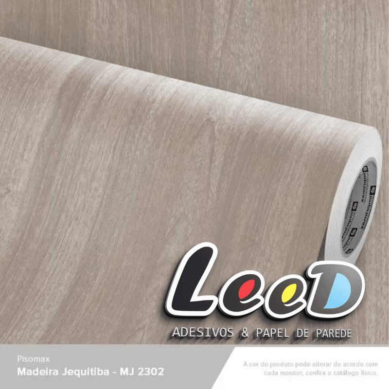 Pisomax Madeira Jequitiba MJ 2302 Adesivo decorativo - (Largura 122cm) – venda por metro - Leed Adesivos