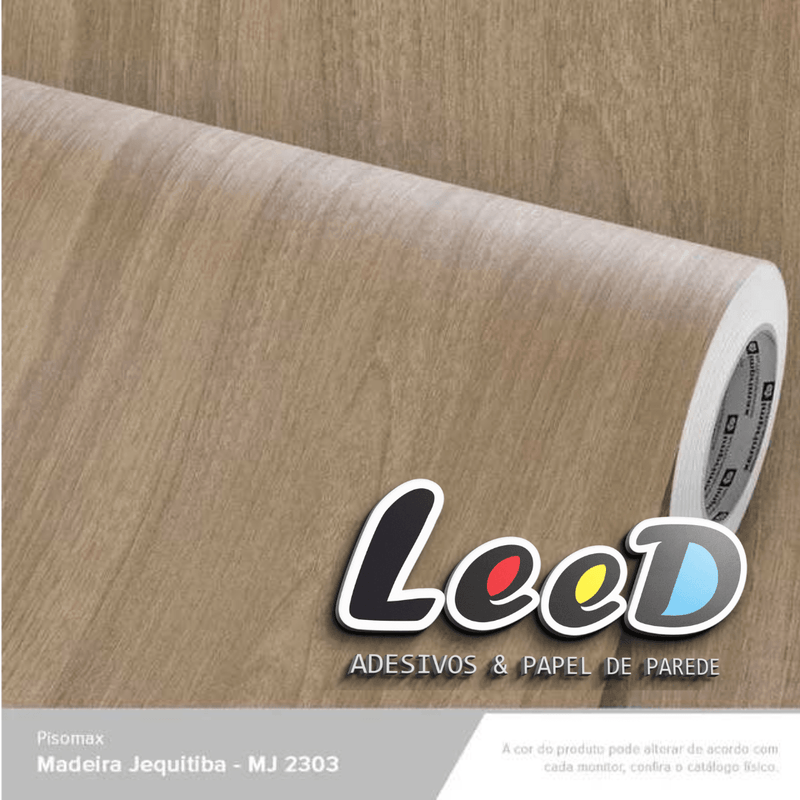 Pisomax Madeira Jequitiba MJ 2303 Adesivo decorativo - (Largura 122cm) – venda por metro - Leed Adesivos