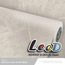 Pisomax Mármore Crema Armani Matte Adesivo decorativo - (Largura 122cm) – venda por metro - Leed Adesivos