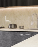 Pedra Cimento Miracema areia Adesivo Decorativo (Largura 1,22cm) venda por metro