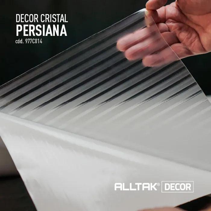 Adesivo Jateado Cristal Persiana (Largura 122cm) – venda por metro - Leed Adesivos