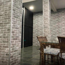 Tijolo Cinza Adesivo Decorativo (Largura 122cm) – venda por metro - Leed Adesivos