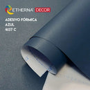 Papel de Parede Adesivo Fórmica Jateado Azul 4137c – Vinílico Lavável (122cm de Largura | Venda por Metro)