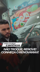 Adesivo RennovaMax Preto - Para Reparo e Personalização de Couro | Superfície Lisa | Largura 1,22m | Venda por Metro